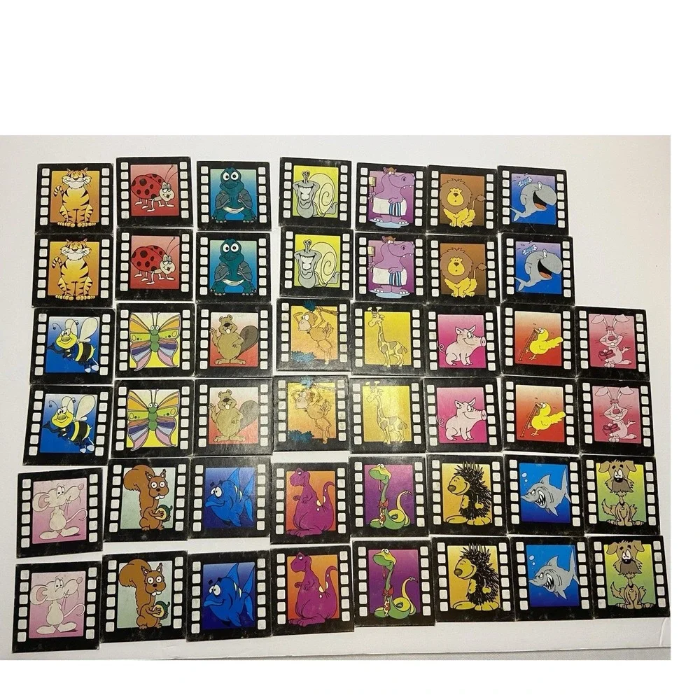 Cardinal Memory Match Game Kids Ages‎ 3-7 Animal Film Strip Theme in Metal Tin